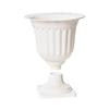 2pcs White Standing Flowerbed Roman Flower Vase Desktop Decor Ornament Planter  Flower Arrangement