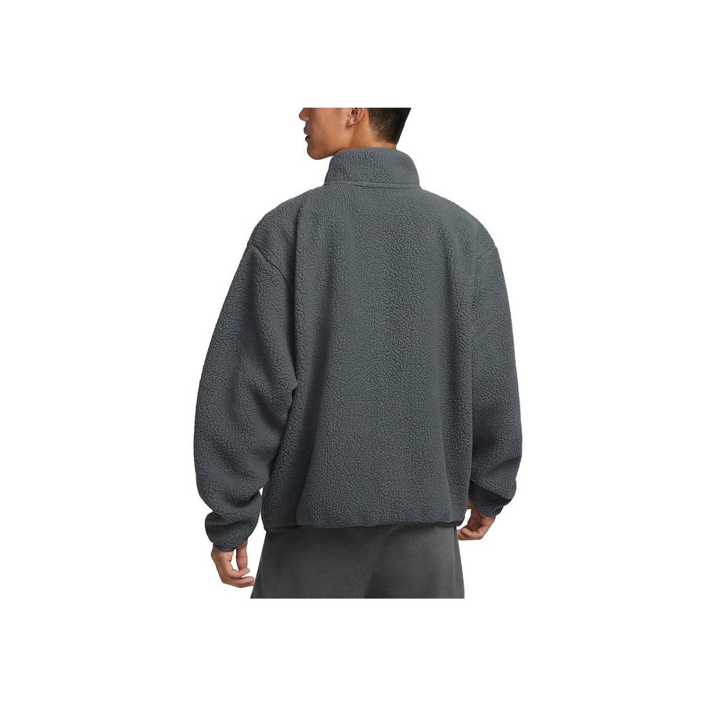 Nike Club Fleece Casual Stand Collar Jacket Men Jackets Iron-Grey FB8387-068