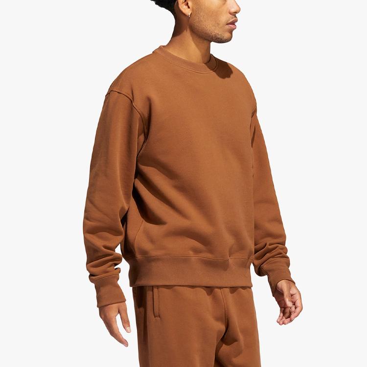 adidas X Pharrell Williams Basics Crew Коричневый Мужские Топы HF9942