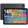 16-дюймовый планшет с ОС, оптимизированной для ИИ, Первый TABWEE T80 Android-планшет, тонкий, с Android 16 GMS Gemini, 6000 мАч, Incell IPS, подходит для детей [Android - Релиз]