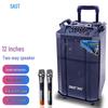 SAST SA-162 12-дюймовая портативная уличная KTV-тележка-динамик