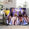 Sexy Lace Beauty Girl Lady Cartoon Anime Character Blanket,Soft Throw Blanket for Home Bedroom Bed Sofa Picnic Office Cover Gift