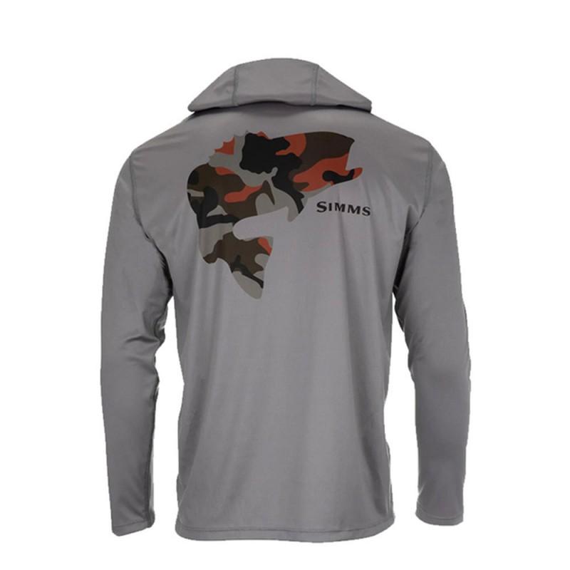 Mens Quick-Dry UV Protection Long Sleeve Hooded Fishing Shirt Summer Outdoor Angling Cycling Sports