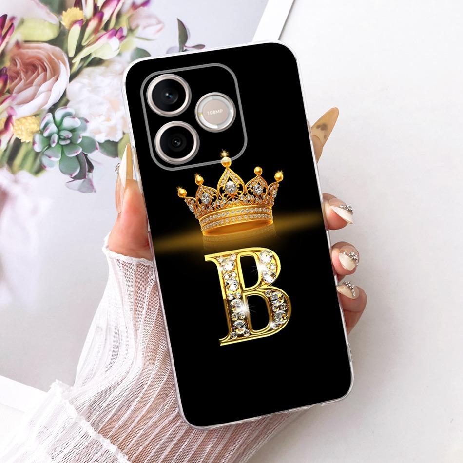 Для Honor 600 Lite Honor600 2026 Модный чехол для телефона с буквой-короной Для Honor 600 600Lite 5G Мягкие силиконовые TPU чехлы