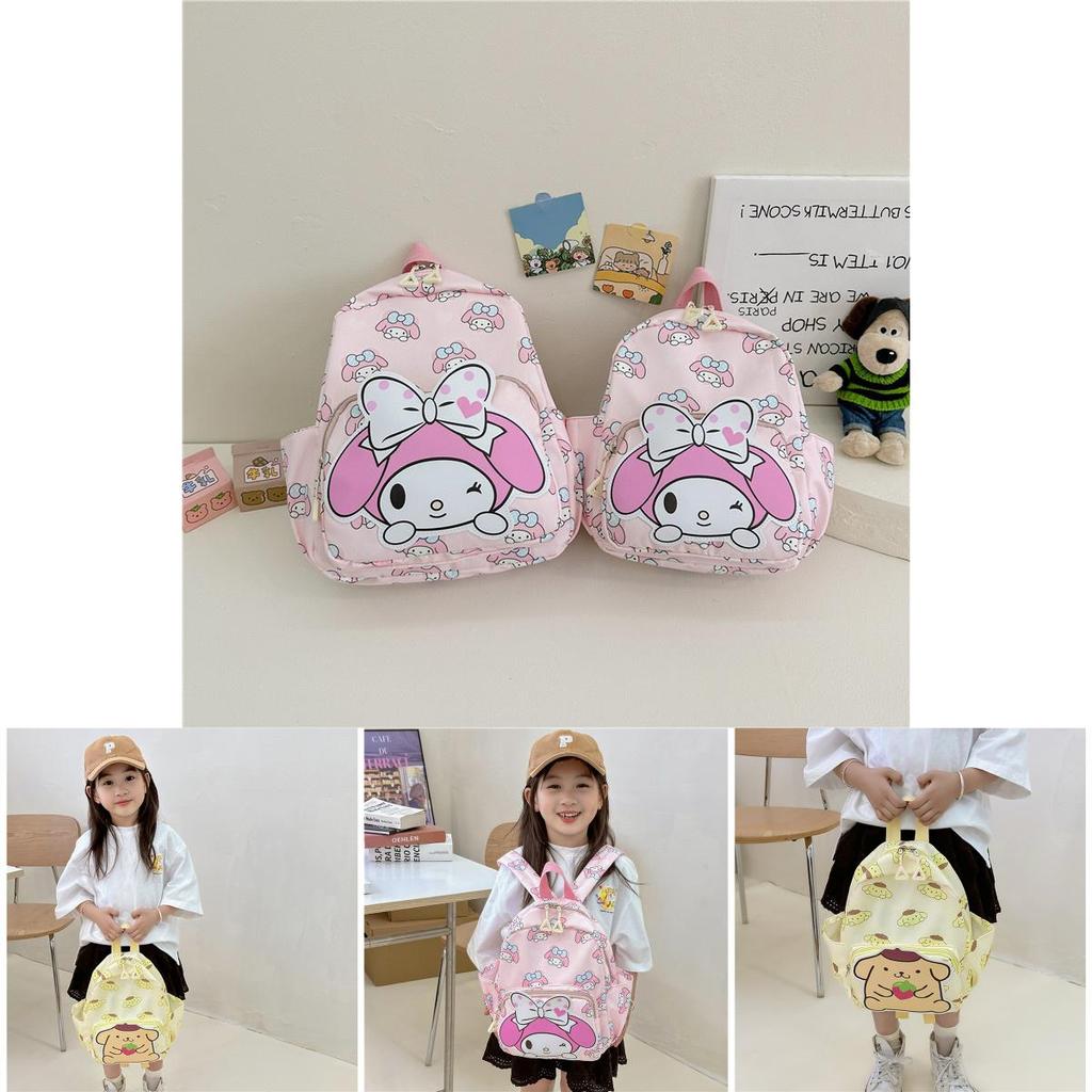 New Arrival Kids Backpack Cartoon Style Nylon Material Anti-theft And Load-reducing