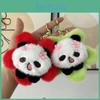 Cute Cartoon Panda Plush Toy Short Plush Keychain Kids Gift Stuffed Animal Charm