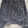 Осенне-зимний новый дизайн Sense с тяжелыми пайетками Magnanimous Fashion Light Luxury Senior Sense Sweater