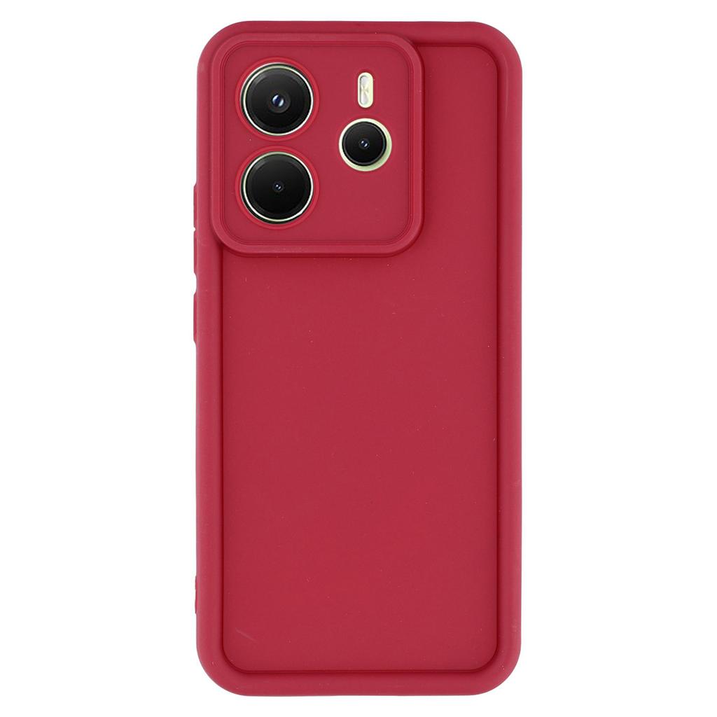 For Xiaomi Redmi Note 14 4G (163.25x76.55x8.16mm) Case Grooved Design TPU Anti Slip Phone Cover