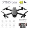 Новый мини-дрон XT6 4K 1080P HD камера Wi-Fi FPV давление воздуха удержание высоты складной квадрокоптер RC Дрон детская игрушка подарки для мальчиков