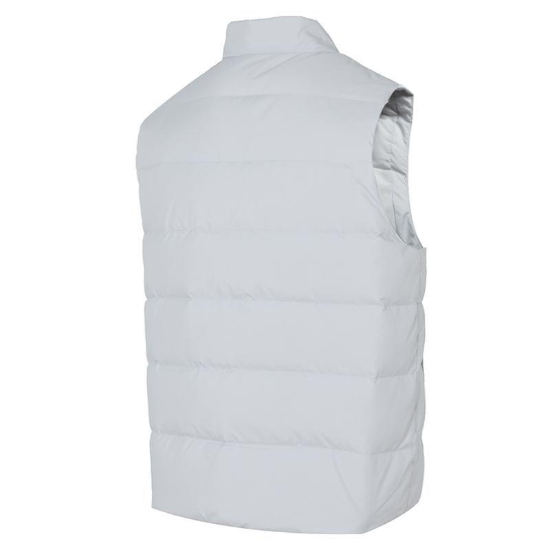 PUMA Down Vests Men's White Stand Collar Moderate Other 528707-61