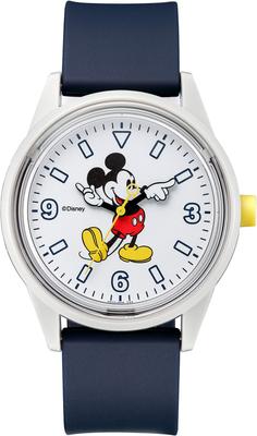 Часы Analog Smile Solar Disney Mickey Mouse Водонепроницаемый уретановый ремень темно-синий [Citizen Q&Q] RP20-809 мужские