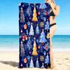 1Pc Christmas Tree Festive Beach Towel Quick Dry Multiuse For Beach Pool Gym Yoga Home Travel Christmas Halloween Xmas Gift S23