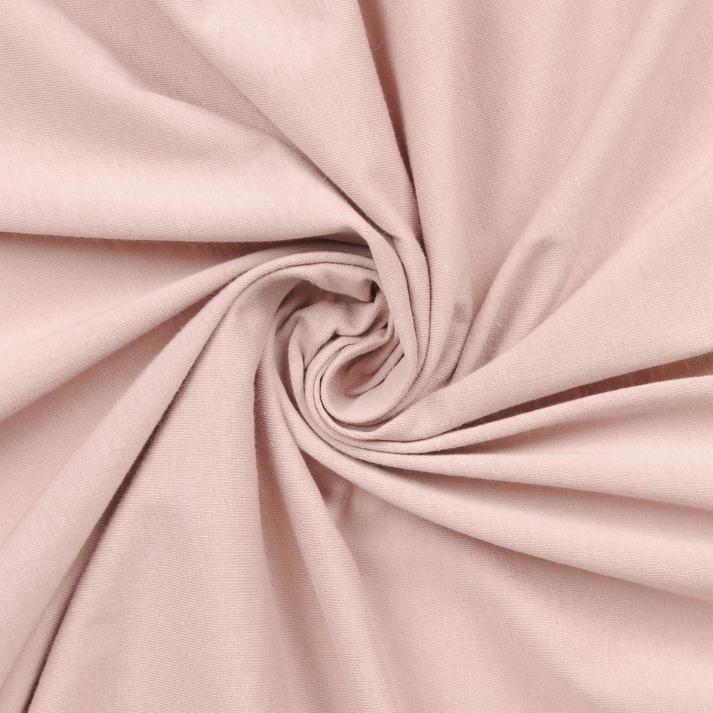 Premium jersey fitted sheet 90x200, 100x200x20, dusty pink_12,matex