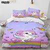 Unicorn Cute Cartoon Comforter Bedding Set,Duvet Cover Bed Set Quilt Cover Pillowcase,Queen Bedding Set For Child Boy Girl Gift