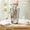 Модернизированная портативная серая квадратная акриловая ваза для цветов