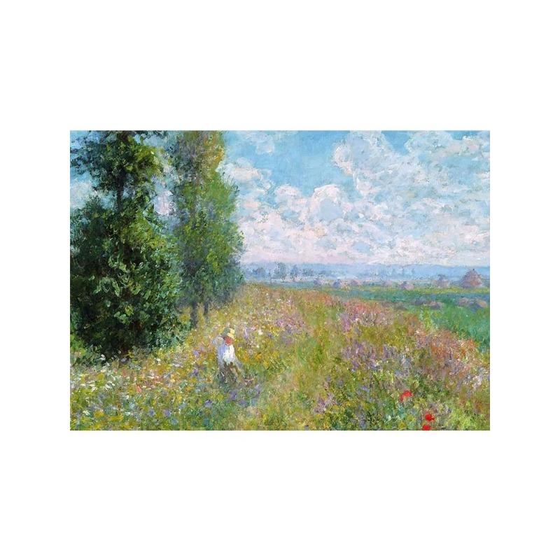 Выставка Клода Моне, художественные плакаты, холст, масляная живопись, сад, лодка, озеро, пейзаж, природный ландшафт, настенная живопись