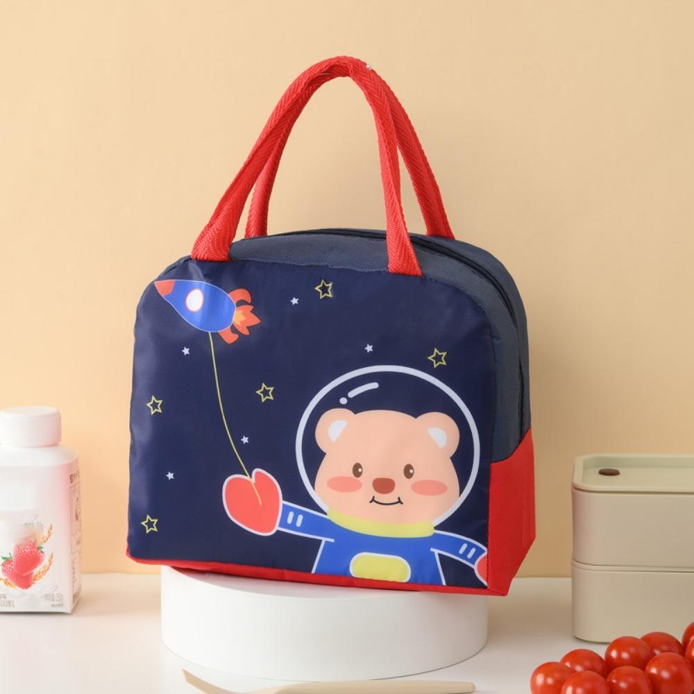 Cartoon Thermal Meal Tote Bag Thickened Portable Lunch Box Practical Food Storage Bag  School
