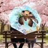 1PC turtle ocean Umbrella-8-Rib Reinforced Portable Folding Travel Suitable for All Seasons Outdoor Daily Use  -J0350