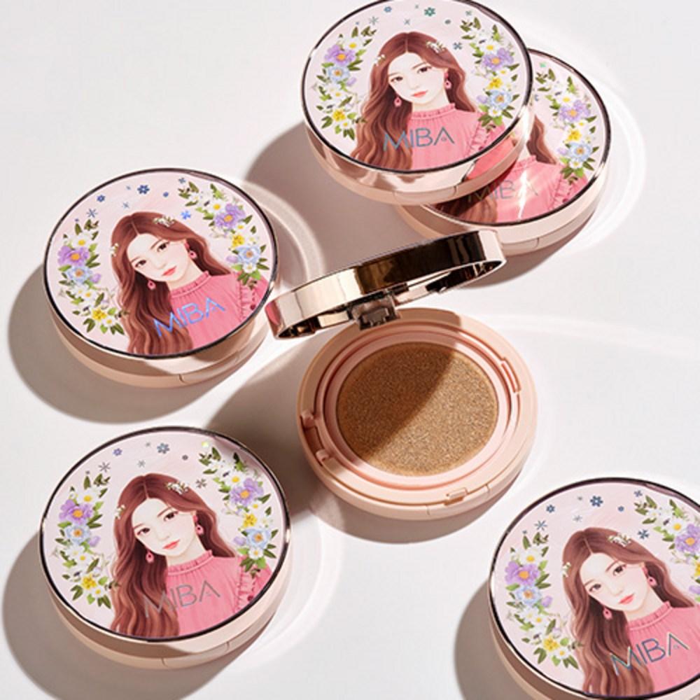 Miva King Cushion Season 2 Большая емкость 25 г оригинальный продукт + 25 г сменный блок 2P, No. 21 Яркая кожа, 1 набор