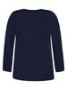 Children' long-sleeved blouse, navy blue, Kanz