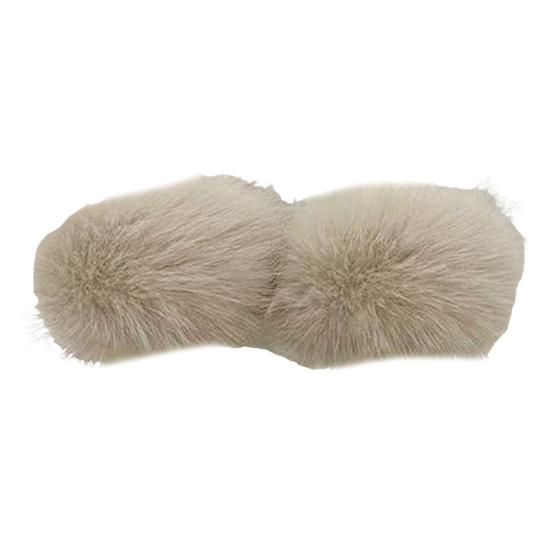 1 пара искусственных меховых напульсников, пушистые женские плюшевые манжеты, ветрозащитный тепловой аксессуар для курток и свитеров