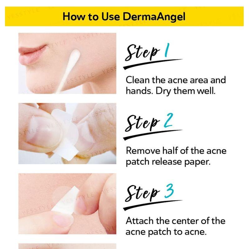 DermaAngel - Пластырь от акне с салициловой кислотой для дневного использования, 24 шт.