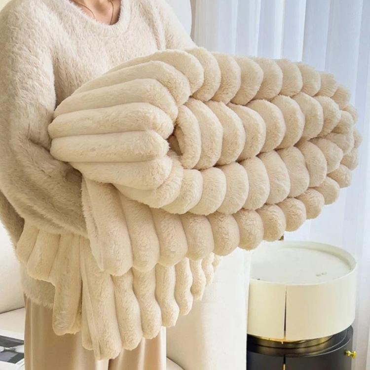 Rabbit Plush Multi-Functional Sofa/Car Blanket
