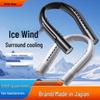 Weilexing USB-вентилятор на шею с перезаряжаемой батареей, 25-летний юбилей: Портативный, Тихий, Высокая производительность для использования на открытом воздухе