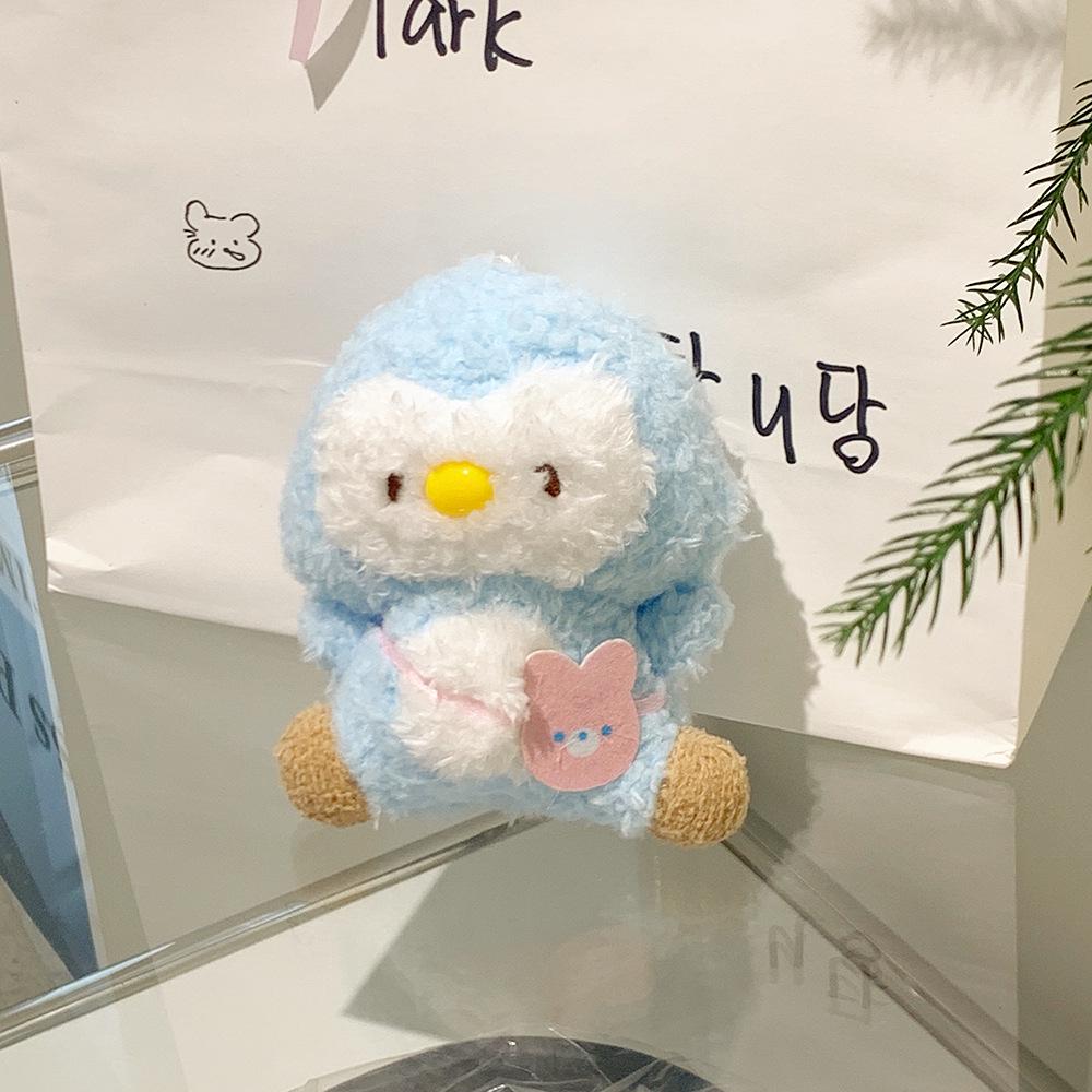 Милая плюшевая кукла-цыпленок-пингвин брелок для девочек - детская игрушка-подвеска