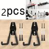 Heavy Duty Garage Hooks for Ladders & Tools, Wall Mount Garage Hanger & Organizer - Tool Holder U Hook with Anti-Slip Coating