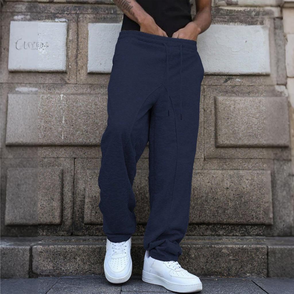 Мужские широкие спортивные штаны с напуском, на кулиске, с широкими штанинами, расклешенные спортивные штаны, уличная одежда