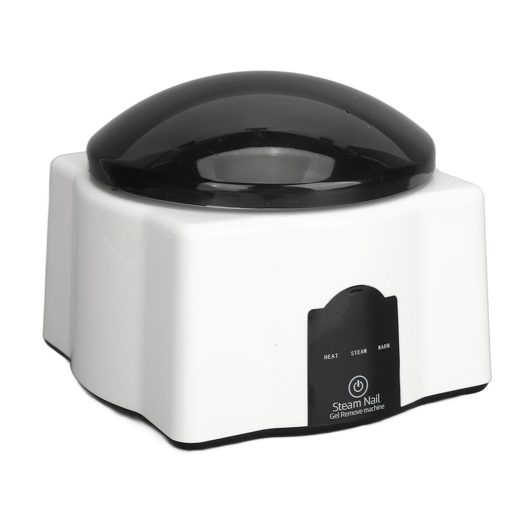 36W Steam Nail Polish Remover Machine Soak Steam Adjustable Heating Nail Gel Remover Machine