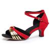 Модная обувь для латиноамериканских танцев женская 5 см высокий каблук летняя обувь танго бальные танцы