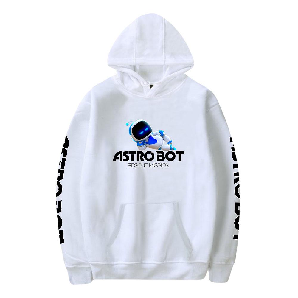Мужские и женские толстовки с капюшоном Astro Bot Аниме-толстовки Аниме-стритвэйр Харадзюку Повседневные толстовки с капюшоном с принтом