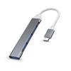 4-портовый USB 3.0 концентратор USB концентратор высокоскоростной Type C разветвитель 5 Гбит/с для ПК компьютеры аксессуары многопортовый концентратор 4 порта USB 3.0 2.0
