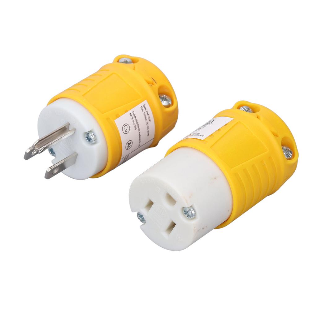 Вилка NEMA 5 15P и розетка NEMA 5 15R, набор электрических разъемов для замены вилки для кемпинга или автофургона