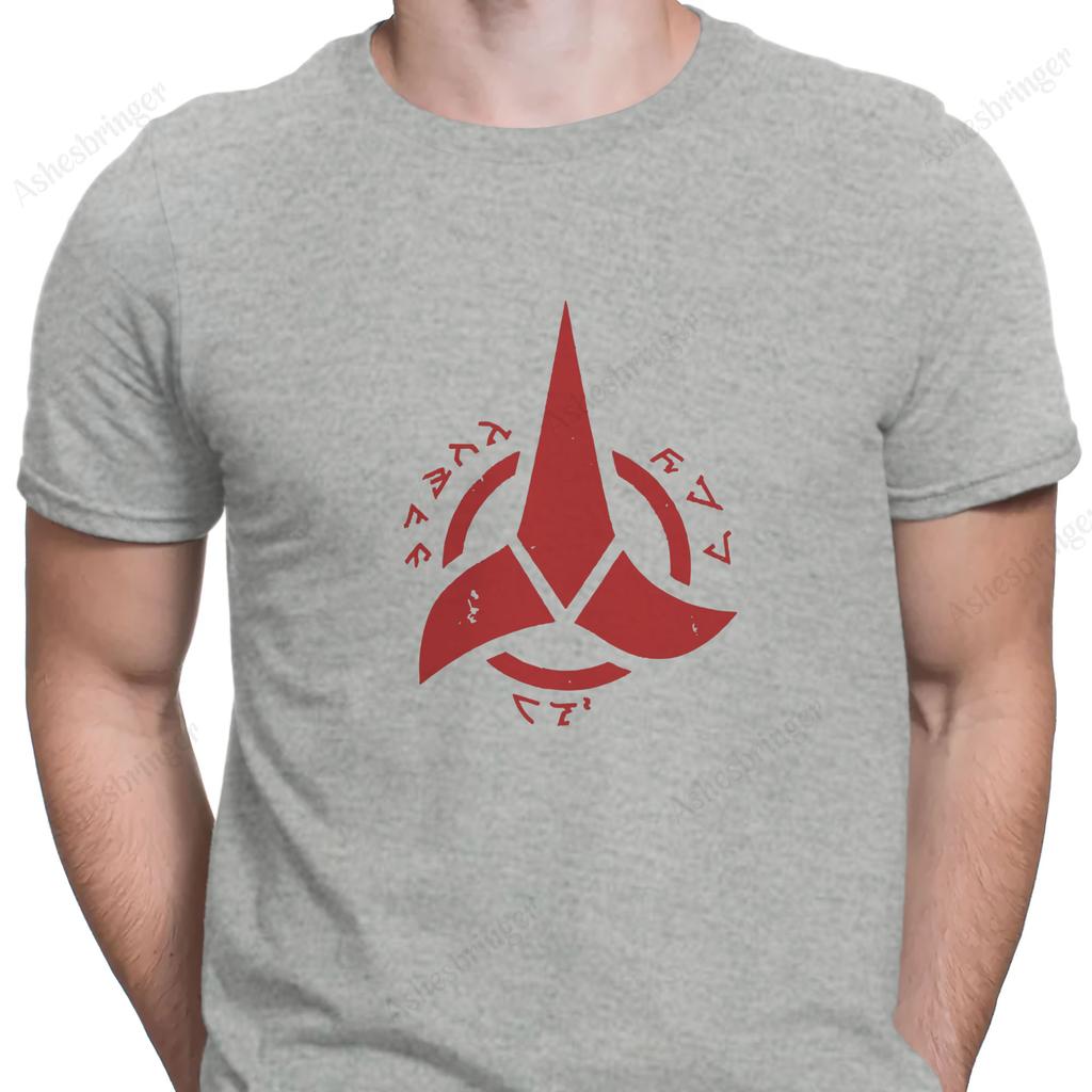 Мужская графическая футболка с круглым вырезом Star Trek Klingon Empire, уличный повседневный стиль, топы для мужчин и женщин