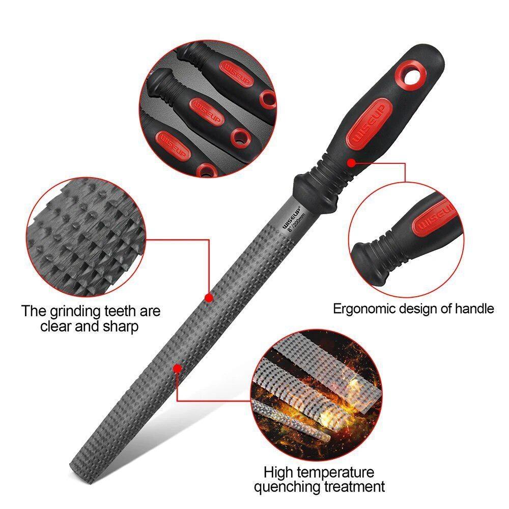 WISEUP 1 шт. набор плоских/круглых/полукруглых напильников по дереву для резьбы по дереву