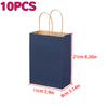 Kraft Bag Paper Gift Bags Reusable Grocery Shopping Bags for Packaing Craft Gifts Wedding Business Retail Party Bags