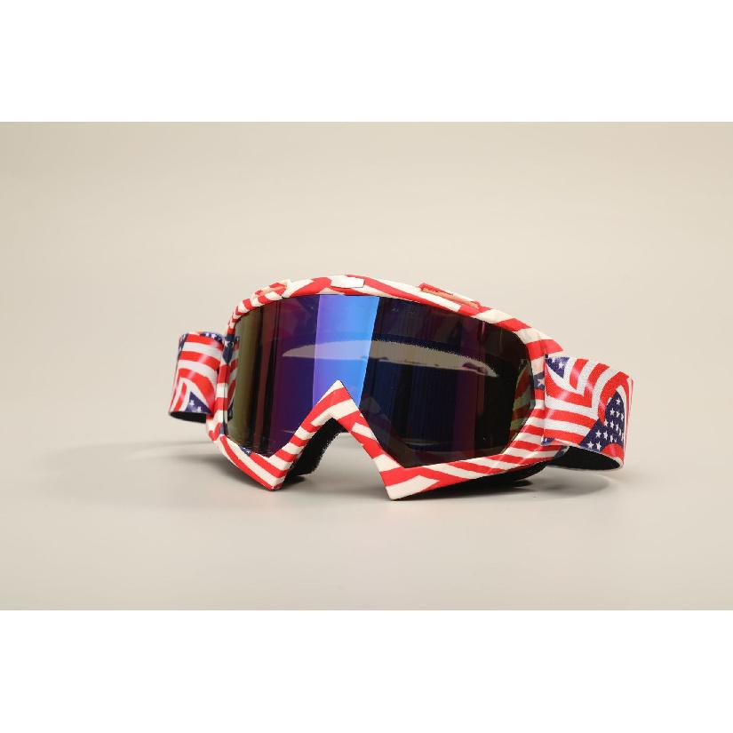 Motorcycle goggles with water transfer print, off-road outdoor riding sports glasses, ski goggles, windproof glasses