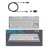 LOGITECH G Игровая клавиатура Tenkeyless Wireless G913 TKL White Thin GL Switch Тактильная японская раскладка LIGHTSPEED Беспроводное Bluetooth-подключение
