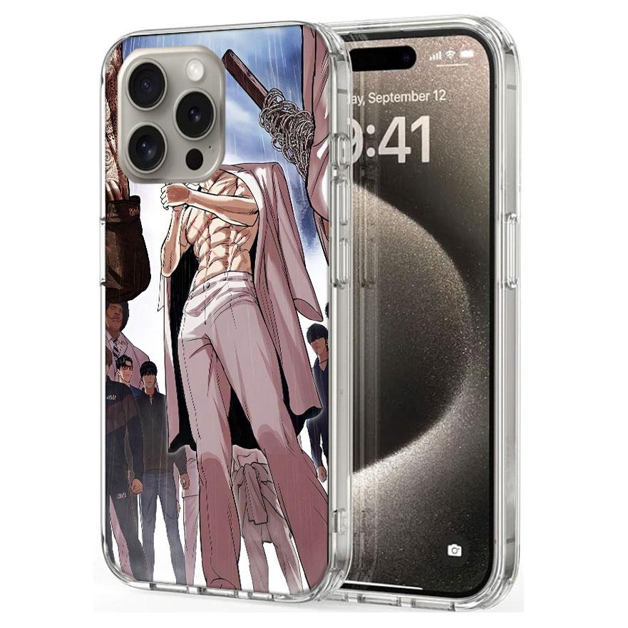 Чехол для телефона Jonggun Lookism Cases Для iPhone 17E 16E 17 Air 16 Pro Max 15 Pro 14 Plus 11 13 12 Mini Чехлы Совместимые с