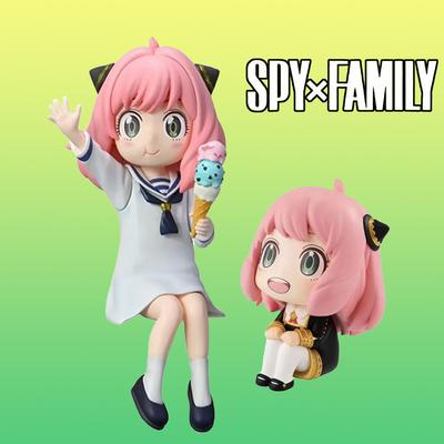 Аниме Spy x Family Периферийная статуэтка Аня Косплей Фигурка Законченная Сменная Модель Настольное Украшение Подарки