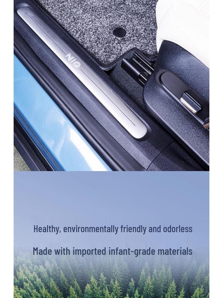 Специальные комплекты кузовных деталей из ТПВ с текстурой под карбон для автомобиля с 360-градусными напольными, багажными и ковриками на спинки из ТПЭ