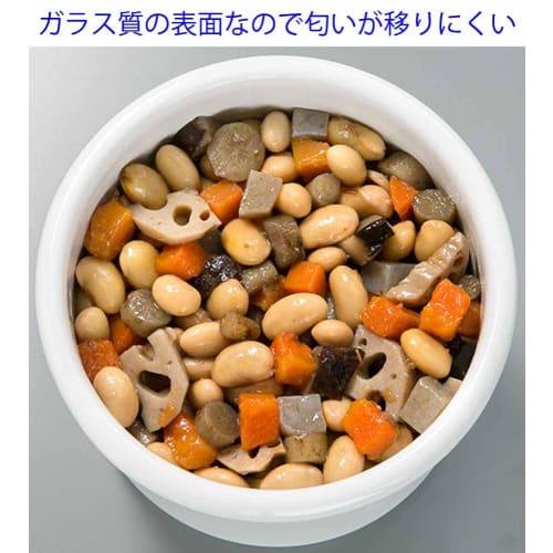 Takagi Metal Heat-Resistant Storage Container, Canister, Enamel, 14cm, 1.9L, Dishwasher Safe, FS-14W