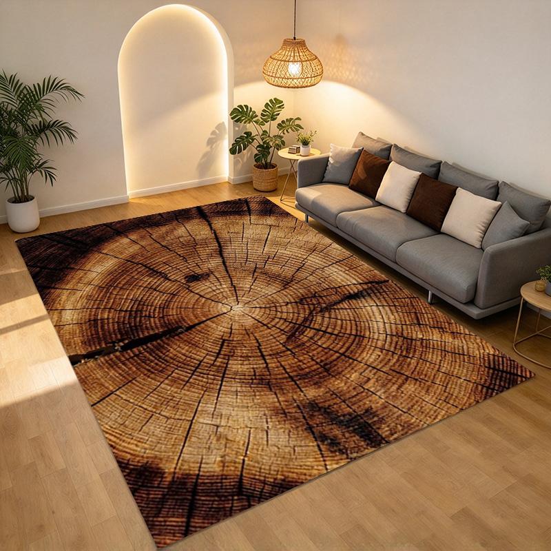 Wood Texture Living Room Nonslip Area Rug Soft Carpet For Bedroom Game Playroom Sofa Office Home Decor Doormat Christmas Gift C9301801