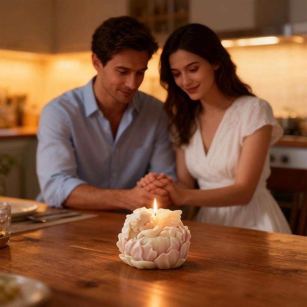 Формы для свечей Силиконовые Многоразовые Материалы для рукоделия Ангел Малыш Формы из эпоксидной смолы Для глины Гипса Литья смолы Мыла Воска Шоколада