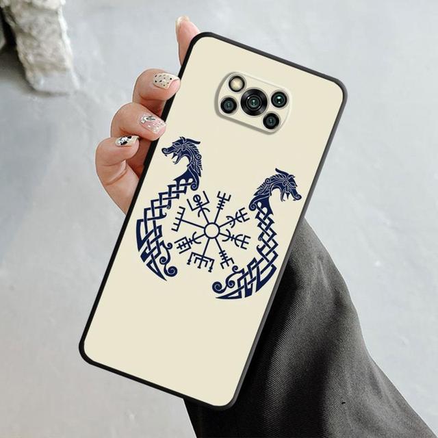 Чехол для телефона Xiaomi Poco X3 Nfc X4pro M3 C40 для Mi 12 11 10 10t 8 Note10 Lite 11ultra 11t Pro F1 Viking Vegvisir Logo Tree