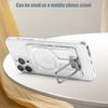 Card Case Card Bag Transparent Phone Kickstand for Apple Magsafe for iPhone 15 14 13 12