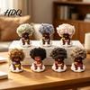 Reliable Companion Toy Mini Doll Figurine Small Resin Little Baby Desktop Warm Appearance Ornament for Car Dashboard Home Office Desk Shelf Decor